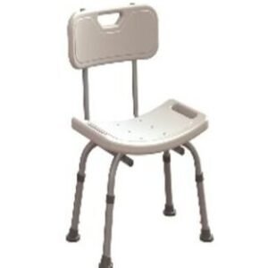 shower stool with backrest