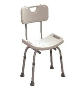 shower stool with backrest